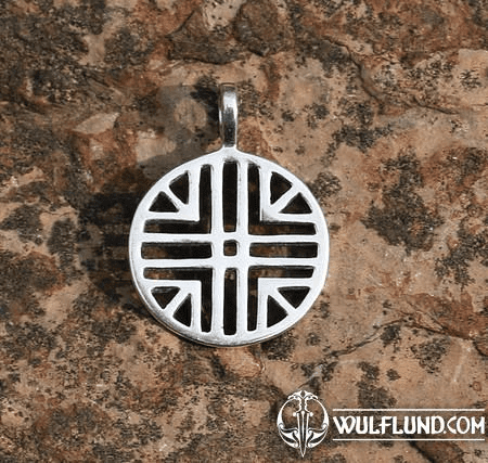 SUN SYMBOL VI, SILVER PENDANT