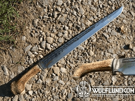 ASGER, GESCHMIEDETE WIKINGER SEAX