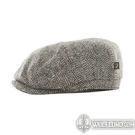 IRISH DRIVING CAP FISHBONE