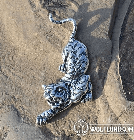 TIGER, SILVER PENDANT, AG 925