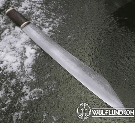 SIGURD - SEAX VIKING, ACIER DAMASSÉ