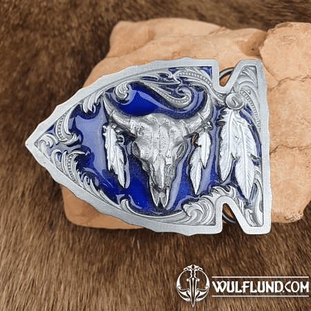 THE BUFFALO SKULL, BELT BUCKLE