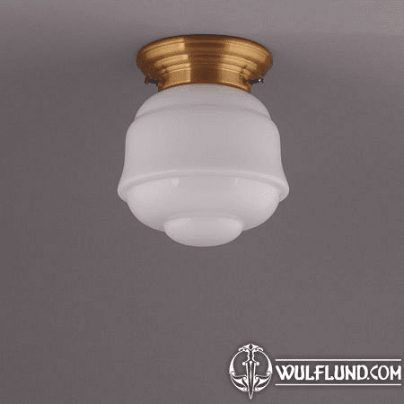 FRONTIER, CEILING LAMP, BRASS ANGULAR FIXTURE