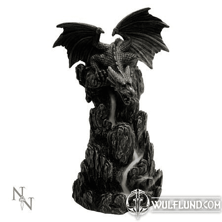 DRAGON INCENSE TOWER 20CM