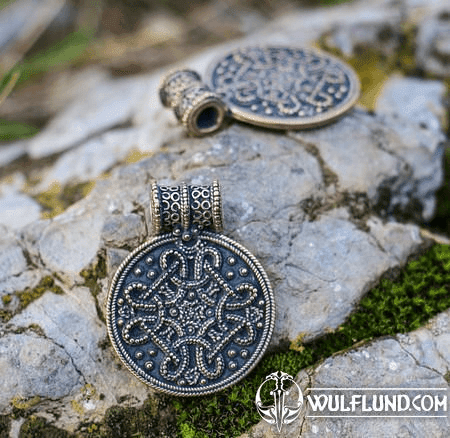 BIRKA, VIKING PENDANT, REPLICA, BRONZE