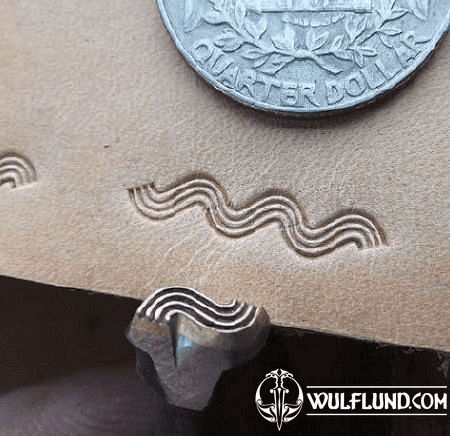 WAVE, LEATHER STAMP