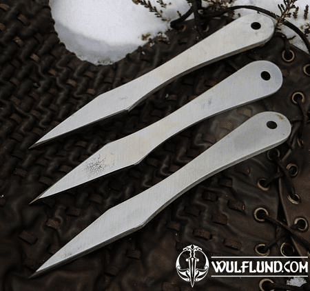 MUNINN POLISHED THROWING KNIFE - SET OF 3