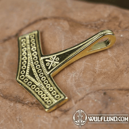 THOR HAMMER DENMARK GOLD PLATED