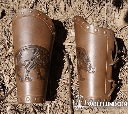 BRACERS WITH PICTISH BOARS