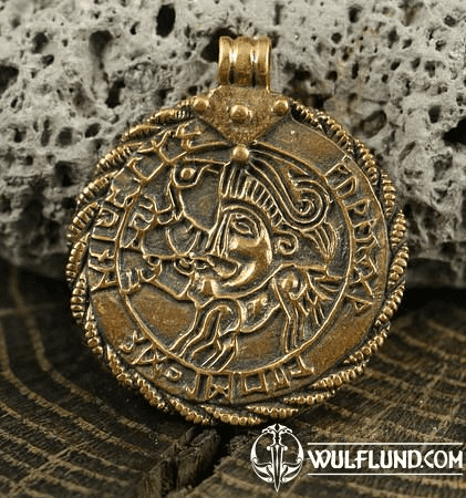 VADSTENA BRACTEATE, BRONZE ANHÄNGER