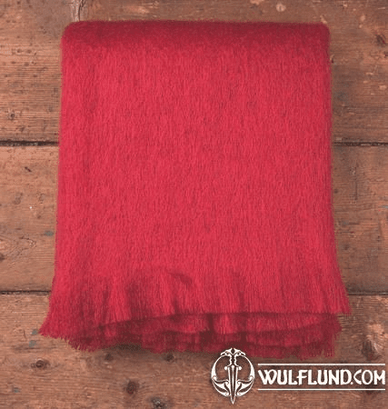 TOMATO MOHAIR THROW