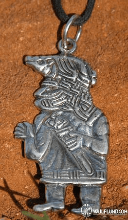 VIKING WARRIOR - SILVER PENDANT - SCANDINAVIA