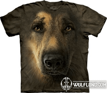 GERMAN SHEPHERD PORTRAIT, DOG, T-SHIRT THE MOUNTAIN