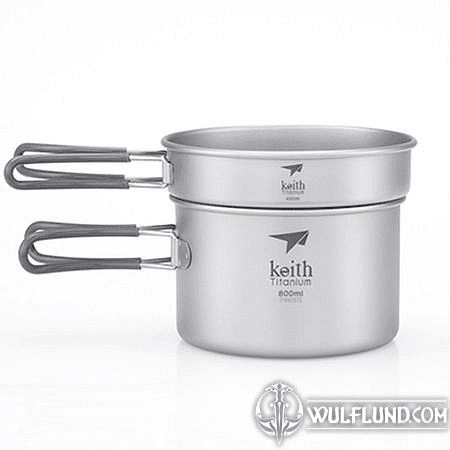 2-PIECE TITANIUM POT AND PAN COOK SET TI6012  KEITH