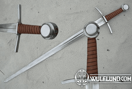 SINGLE HAND SWORD WITH WHEEL POMMEL