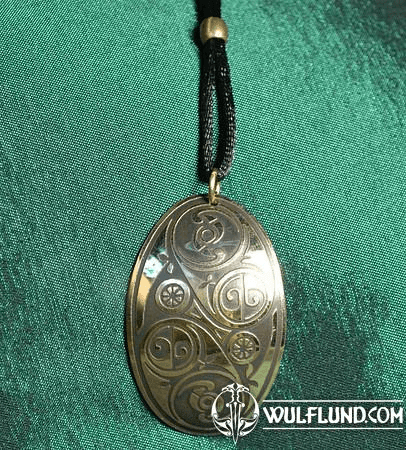 LÍOBHAN, BRASS NECKLACE, MADE IN IRELAND