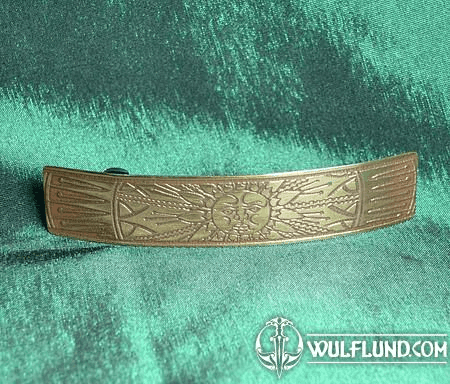 AN GHRIAN, BRASS HAIRSLIDE, MADE IN IRELAND