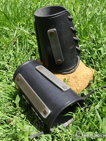 BANDED LEATHER BRACES, VIKING