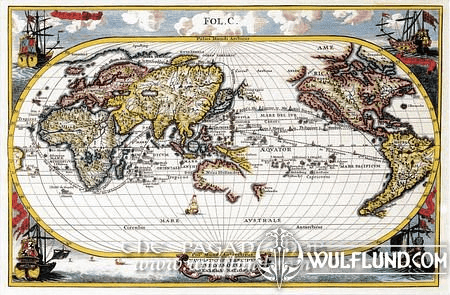 THE WORLD FOL C, HISTORICAL MAP, REPLICA