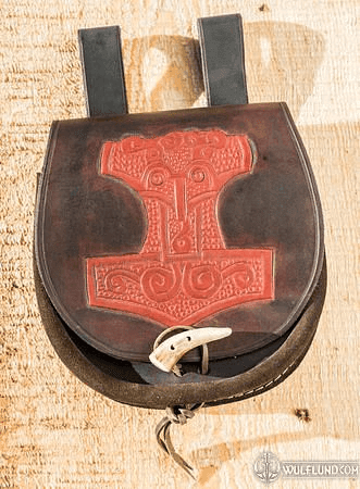 THOR'S HAMMER, LEDER-WIKINGER-TASCHE