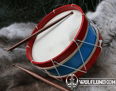 MEDIEVAL DRUM WITH MALLETS