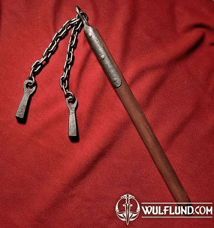 FLAIL, REPLICA OF MEDIEVAL WEAPON