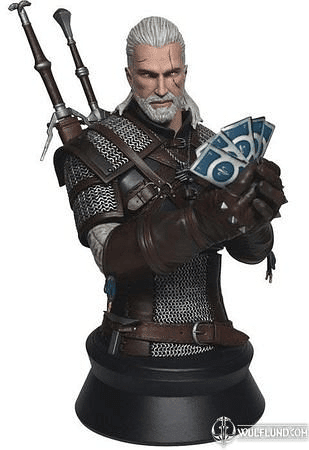 WITCHER 3: WILD HUNT, GERALT PLAYING GWENT, BUST