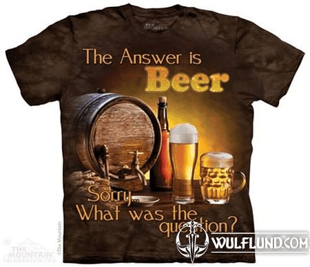 BEER OUTSIDE - DRINK T-SHIRT THE MOUNTAIN