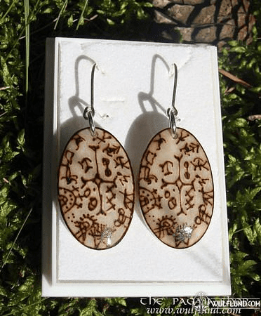 SAAMI SHAMAN EARRINGS, JEWELRY OF LAPLAND