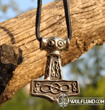 ERIKSTORP THOR HAMMER, BRONZE PENDANT