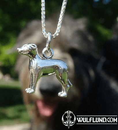 FIONN WOLFHOUND, SILVER NECKLACE, AG 925