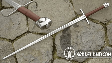 ROLF - HAND AND A HALF PRACTISE SWORD, EXACT REPLICA XV. CENTURY