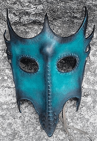 NAZGUL, LEATHER FANTASY MASK