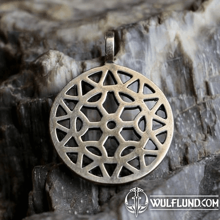 SUN SYMBOL, BRONZE PENDANT