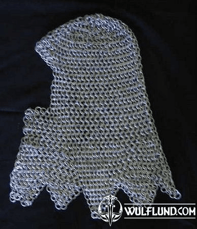 MEDIEVAL CHAIN MAIL COIF - CRUSADERS