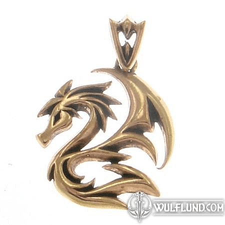 SCARY DRAGON, BRONZE PENDANT