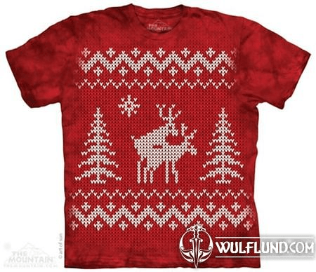 SWEDISH REINDEER STYLE, T-SHIRT THE MOUNTAIN