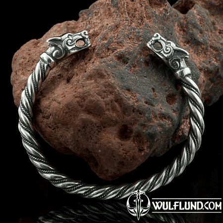 FENRIR, VIKING WOLF, ICELAND, BRACELET, SILVER 925