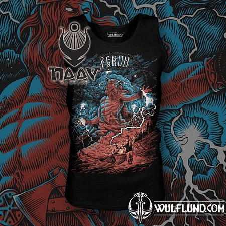 PERUN, SLAVIC GOD OF THUNDER, TANK TOP