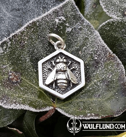 ABEILLE, PENDENTIF EN ARGENT