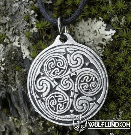 Celtic Never Ending Spiral - amulet - wulflund.com
