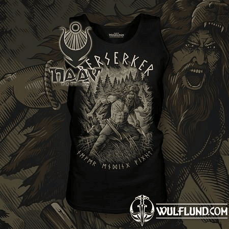 BERSERKER - VIKING WARRIOR, MEN'S TANK TOP, COLOURED