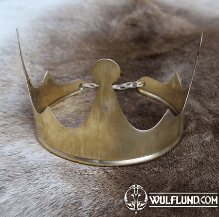 REX GOTHIC CROWN, BRASS