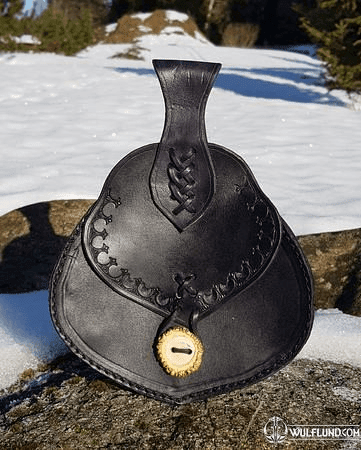 HEMING, LEATHER MEDIEVAL BAG