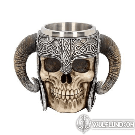 VIKING SKULL, TANKARD 550 ML