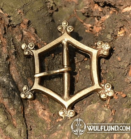 HEXAGONAL HISTORICAL BUCKLE