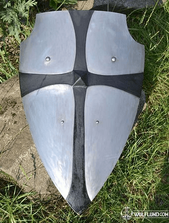 TEMPLAR, MEDIEVAL FULL METAL PRACTISE SHIELD