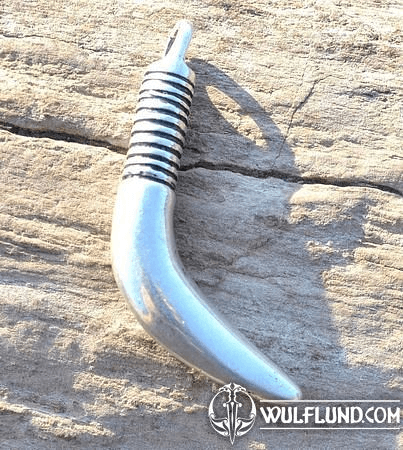 TUSK PENDANT, VASTERBOTTEN, SWEDEN, SILVER