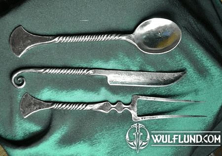 FORGED CUTLERY, KNIFE, FORK AND SPOON