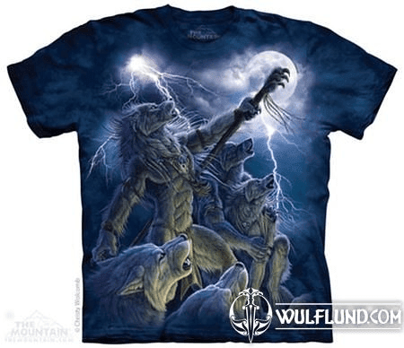CALLING THE STORM - WOLF, T-SHIRT THE MOUNTAIN